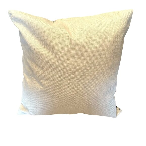 Christmas Tree Pillow Cover 17in x 17in Holiday Decor With Snowflake Design - Picture 5 of 9